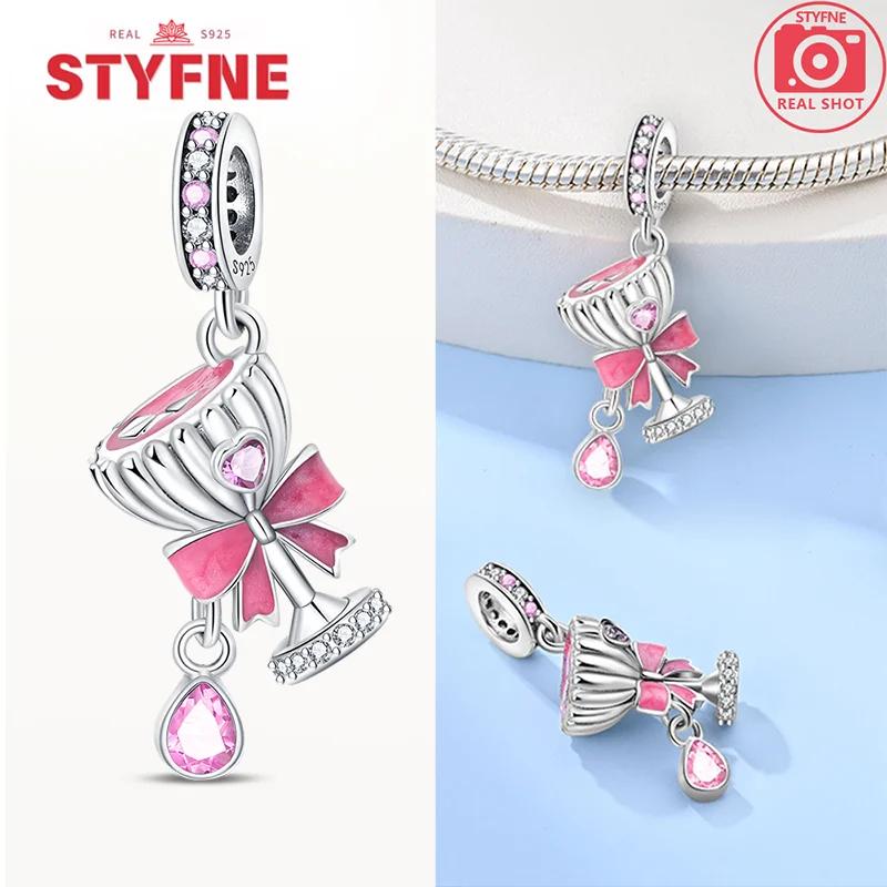 Copperbeverage Cold Beer Champagne Red Wine Charms Beadsoriginal Bracelets Diy Fine Jewelry For Women Gifts