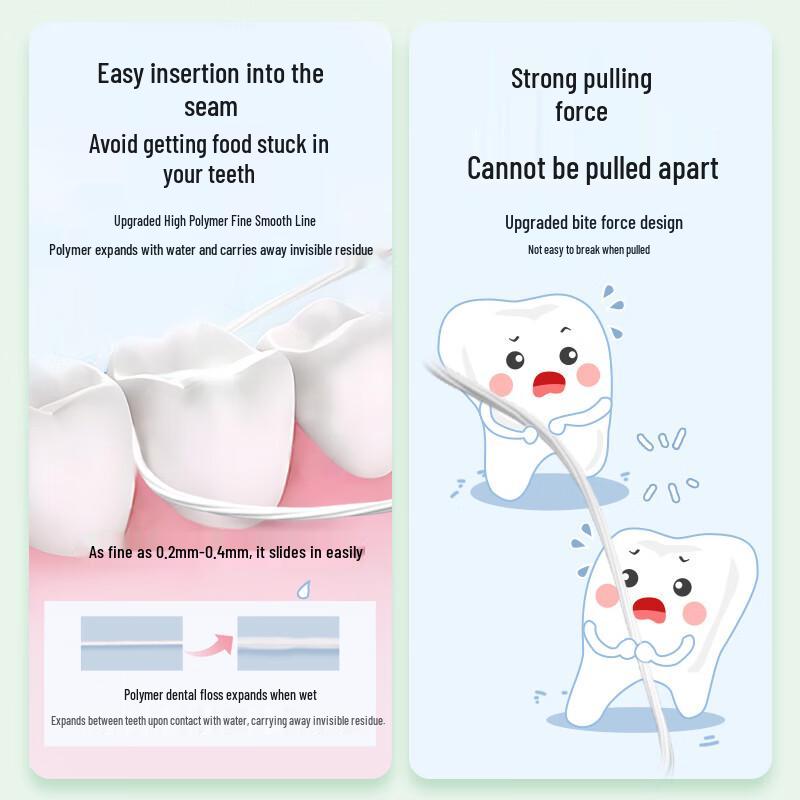Jingdong Antibacterial Mint Dental Floss Sticks