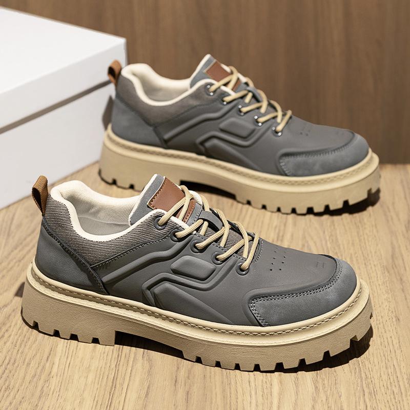 Herbst Außen Nische Design Sinn Business Casual Lederschuhe Trendig Küche Schmutzabweisend Wasserdicht Arbeitsschutzschuhe