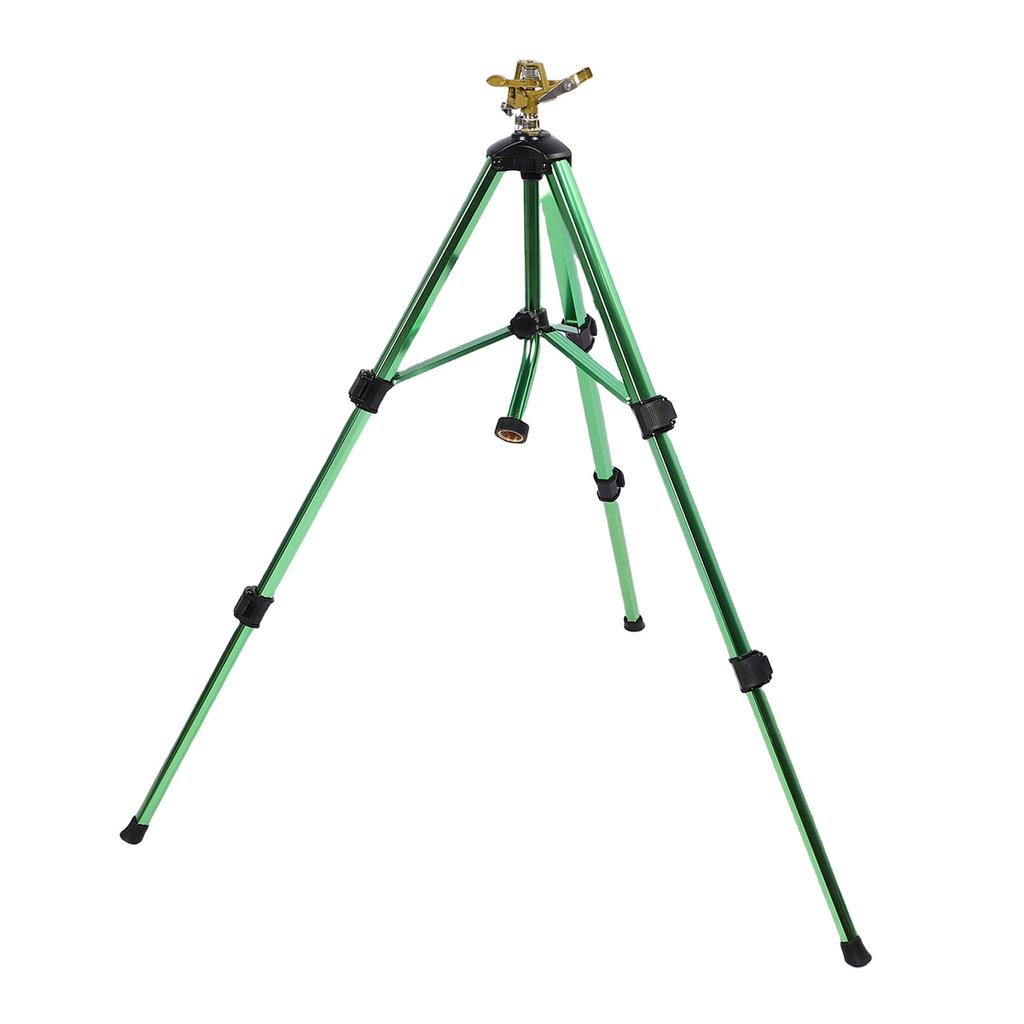 Sprinkler on Tripod Base, Heavy Duty Sprinkler Head Large Area Irrigation with 3Celsius4 Inch Connector Extension Legs, Sprinklers for Yard La
