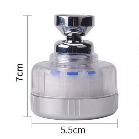 Kitchen Faucet Water-Saving Splash-Proof Filter Extender with PP Cotton Core