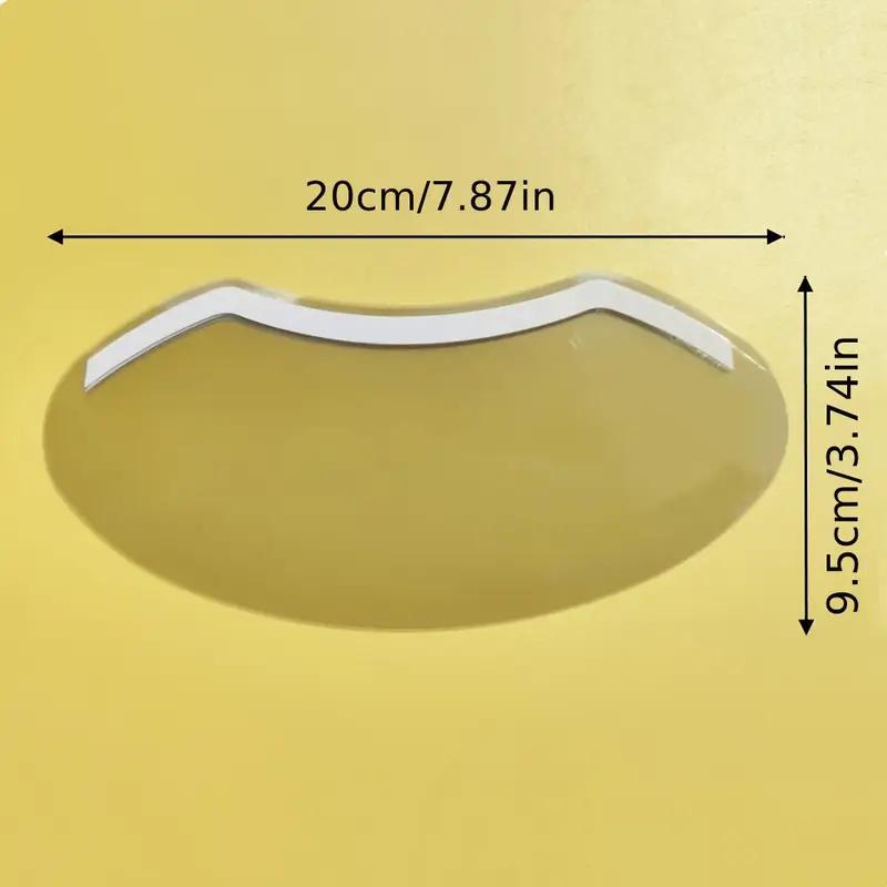 BEPAN 50/100pcs Disposable Face Shield Clear Face Cover Microblading Protective Shower Eye Shields Masks for Hairspray Salon Supplies