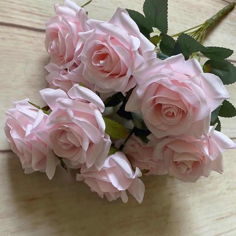 Bouquet Artificial Rose For Photography Prop And Home Wedding Gift Decoration