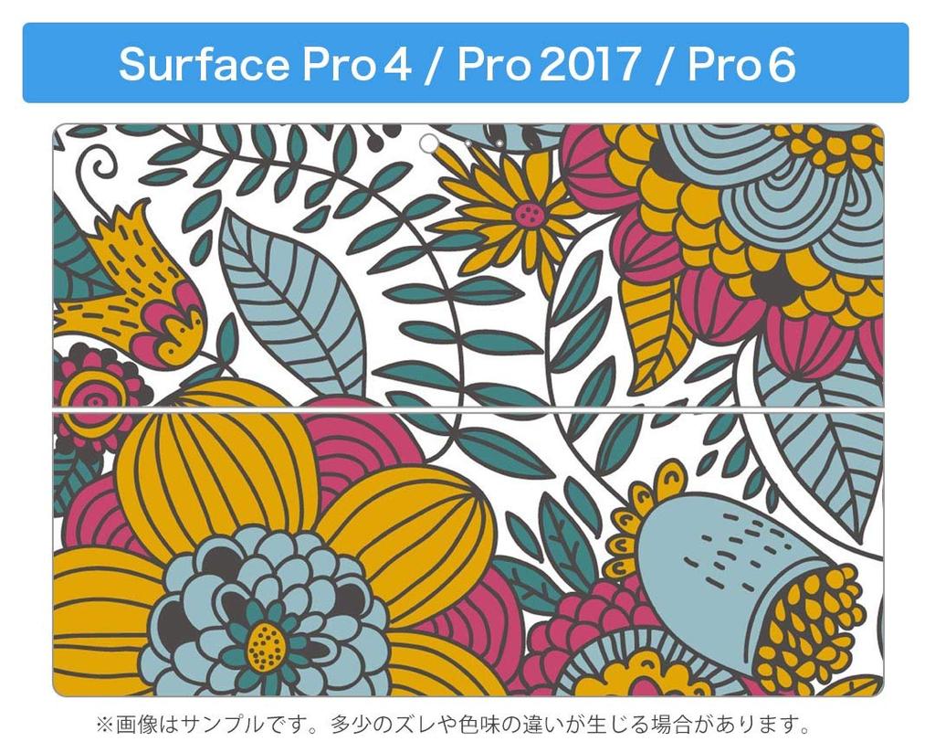 Igsticker Surface pro7 pro6 pro2017 pro4 vyhrazený skin seal surface notebook laptop kryt pouzdro fólie nálepka příslušenství ochrana 000730 květina list