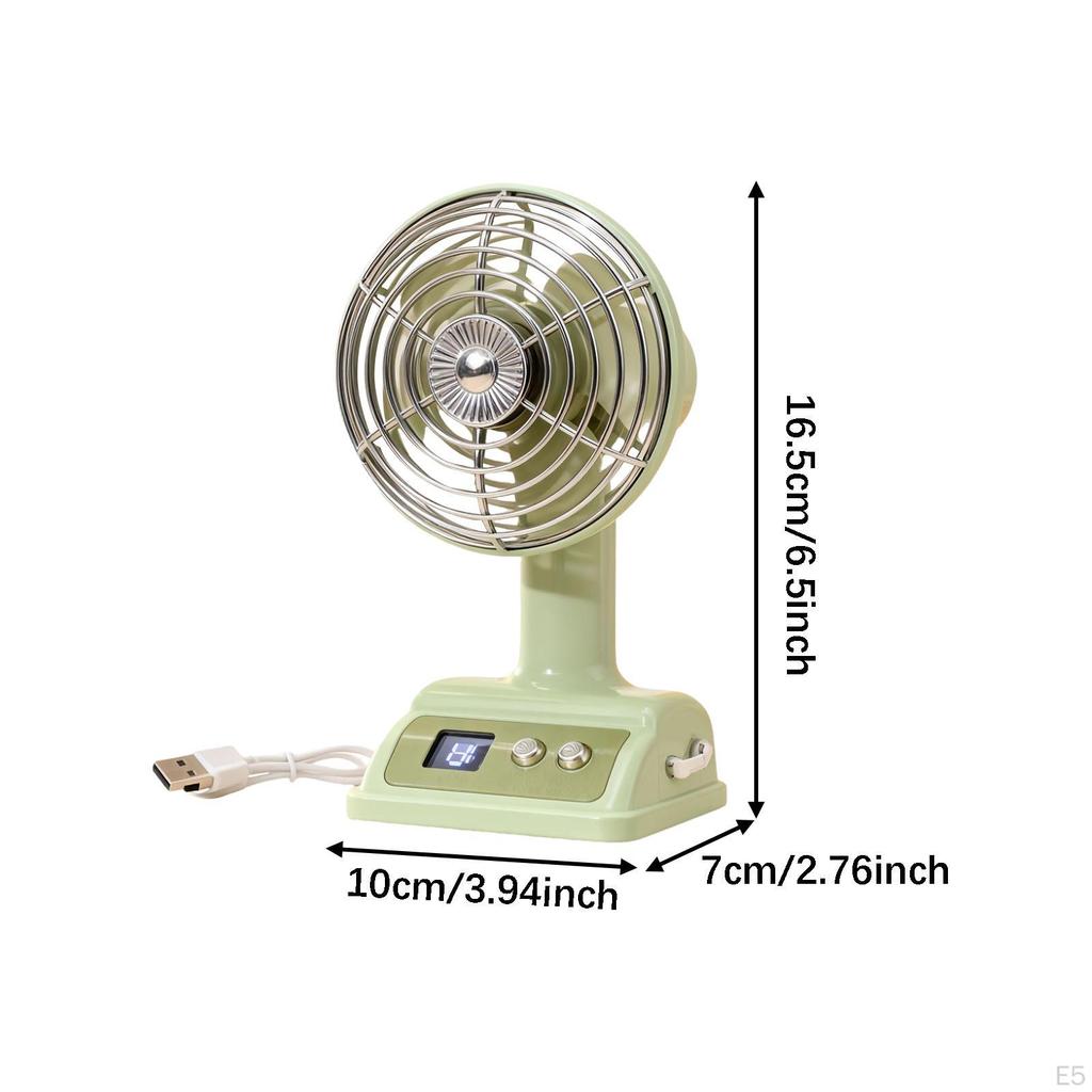 Desk Chargeable Practical Lightweight Rotating Portable Mini Table Fan for Kitchen Dormitory Outdoor