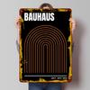 Bauhaus Bogen Zinnblech Plakette Poster Personalisierte Wandkunst Retro Vintage Metallschilder für Man Cave Mancave Dekoration Zimmer Büro Dekor
