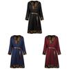 Ages Middle Renaissance Viking Warrior Coat Print Design Costume Party Halloween