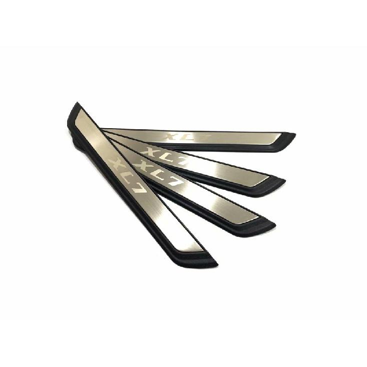For Suzuki XL7   Auto Door Sill Pedal Accessories Car Scuff Plate Protector Stainless Steel Threshold Trim Guard