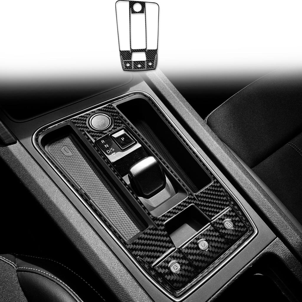 Weicher Kohlefaser-Aufkleber Automatik-Automatikschalthebel für Seat Leon MK4 Cupra Leon Cupra Formentor 2020 2021 2022 2023 2024 LHD RHD