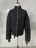 2025 Women's Urban Casual Washed Cotton Loose Stand Collar Jacket - Autumn/Winter Collection