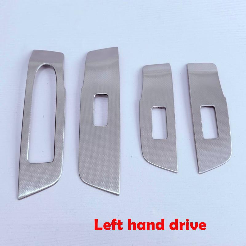 LHD RHD For Mazda CX-70 CX70 2024 2025 Steel Door Armest Window Rise Switch Glass Lift Control Panel Cover Interior Accessories
