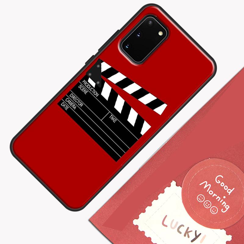 Film Movie Maker Clapperboard Take Phone Case For Samsung Galaxy S23 S26 Ultra S20 S21 S22 S24 S25 Plus S10 S25 FE Cover Shell