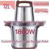 High-Power 1800W Electric Meat Grinder & Vegetable Chopper with Large Capacity