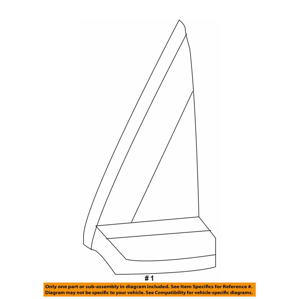 Front Left & Right Side Fender Corner Trim Moldings For GMC Terrain 2018 - 2022