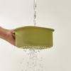 1pc Sink Drain Basket - Duty Hanging Drainer with Overflow Hole, Kitchen Sink Filter, Plastic Sink Strainer for Dishwashing, Prevents Clogs