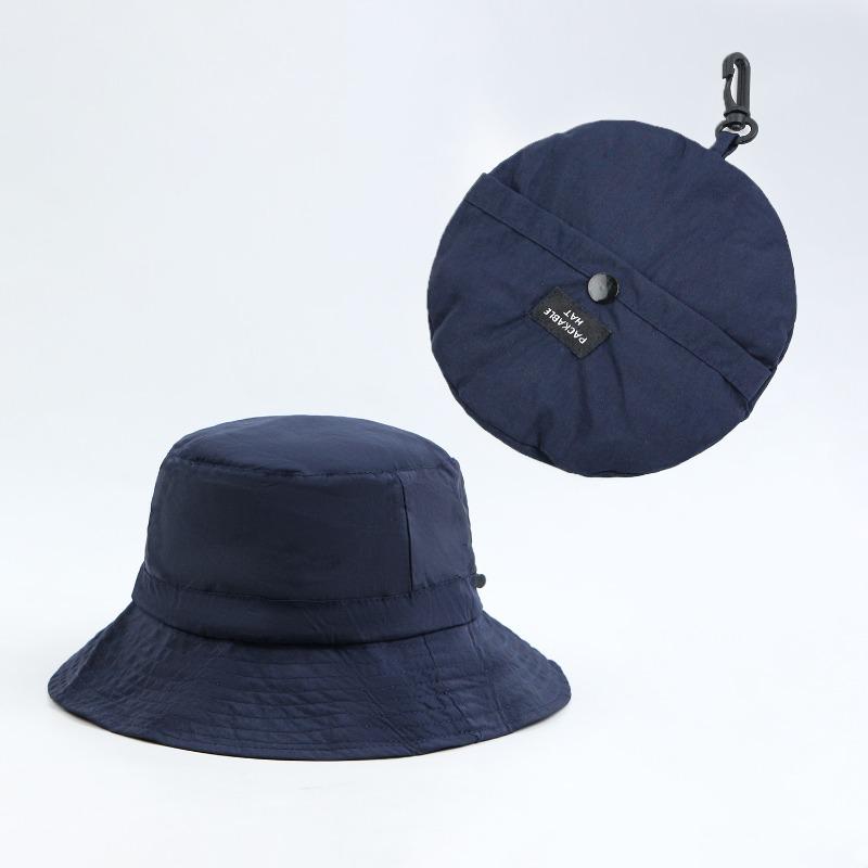 

Новая летняя складная сумка для хранения, шляпа-ведро, тонкая быстросохнущая шляпа от солнца, мужская шляпа для активного отдыха, альпинизма темно-синий