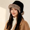 Women S Faux Suede Thick Earflap Winter Hat Multi Wear Fisherman Cap Mongolian Hat