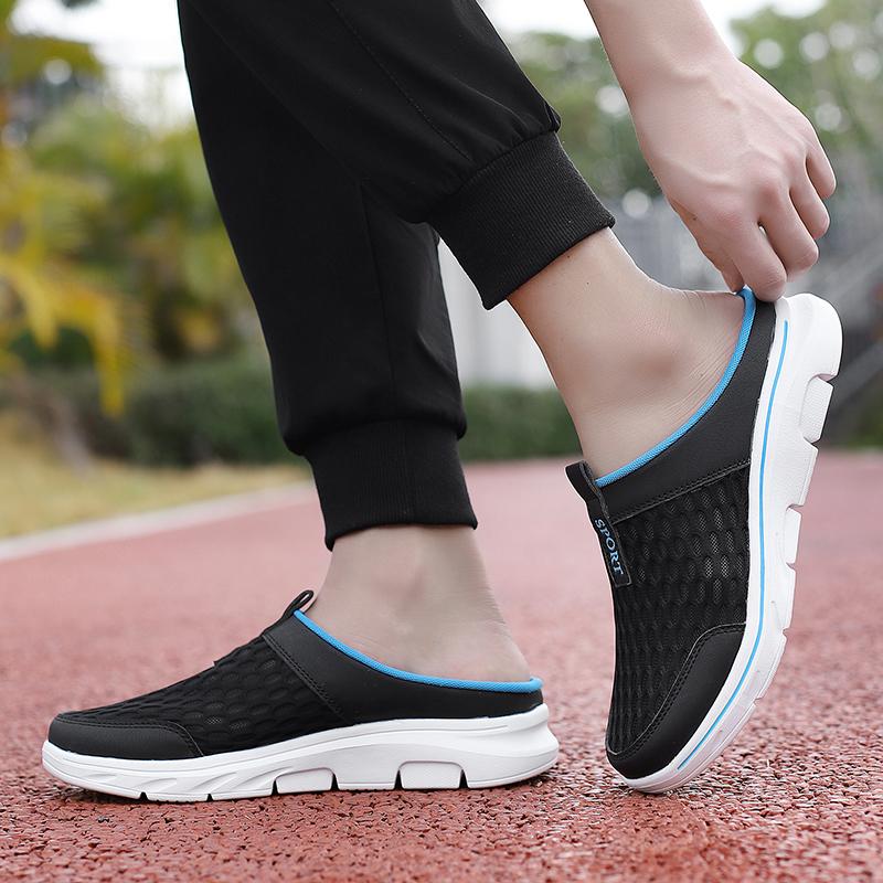 Prodyšné poloviční pantofle Ultra lehké vnitřní a venkovní pantofle Dámské pantofle Pánské vnitřní pantofle