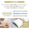 EMOOR Washable Pillow, Height Adjustable, Down Touch Fiber Processing, Perfect for a Good Night's Sleep, Luxury Hotel Style, White