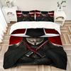 3pcs V for Vendetta Bedding Set, Soft Polyester Duvet Cover and Pillowcases Machine Washable Seasons all suitable & Guest Room Decor219