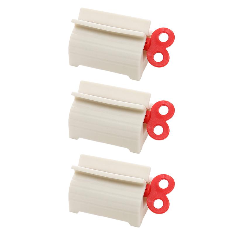 3Pcs Manual Toothpaste Squeezer Toothpaste Tube Holder Facial Cleanser Rolling Squeezing Dispenser Bathroom Accessories