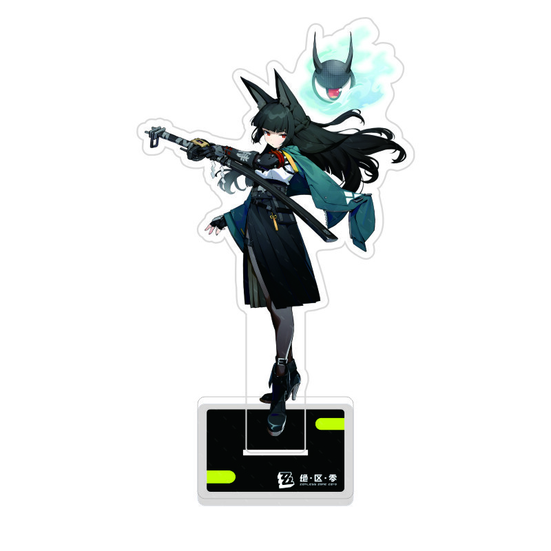 New Hot Game Zenless Zone Zero Nicole Demara Billy Kid Von Lycaon Acrylic Stand Model Plate Keychain Desk Decor Collection gift