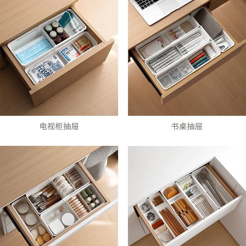 Expandable Drawer Organizer 1 Pack, Adjustable Divider for Kitchen Utensils Cutlery and Office Desk Supplies Storage Rack
