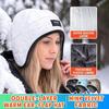 Water Repellent Fleece Lined Hat Fleece Lined Quilted Winter Cap Cold Weather Hat  Winter Commuting
