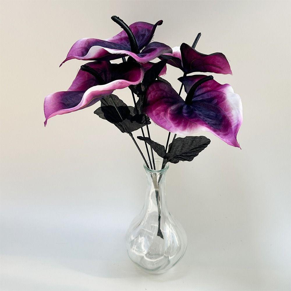 Halloween Calla Lily Artificial Flower Multicolor Simulation Rose NEW Fake Flower  Gift