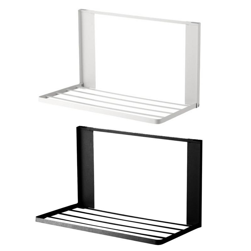 Magnetic Fridge Shelf Universal Drill Free Folding Shelf Washing Machine Refrigerator Side Hanger Shelf Kitchen Storage Shelf