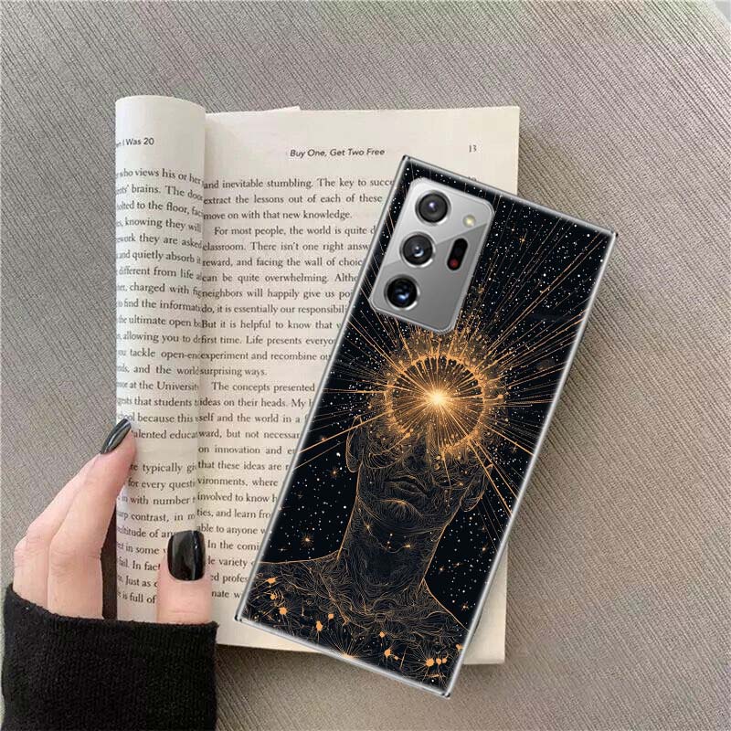 

Чехол для телефона Space Contemplate Realize Ascend Для Samsung Galaxy S25 Edge S24 S23 FE S22 S26 Ultra S21 S20 S10 Plus Capa Мягкий Samsung S25 Ultra