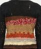 ADSB ANDERSSON BELL Black Hand-Crocheted Crew-Neck Sweater Atb1551M(Black)