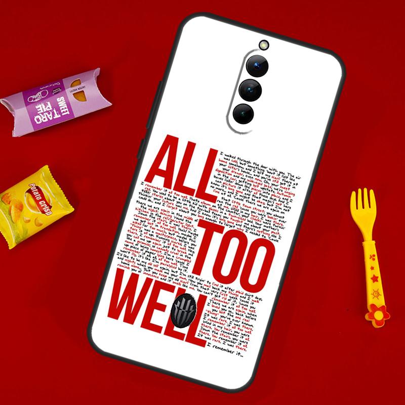 All Too Well Lyrics Phone Case For ZTE Nubia Red Magic 11 Pro Plus 10 10S 9 9S 8 8S 6S 7S 6 7 Pro 10 Air Cover