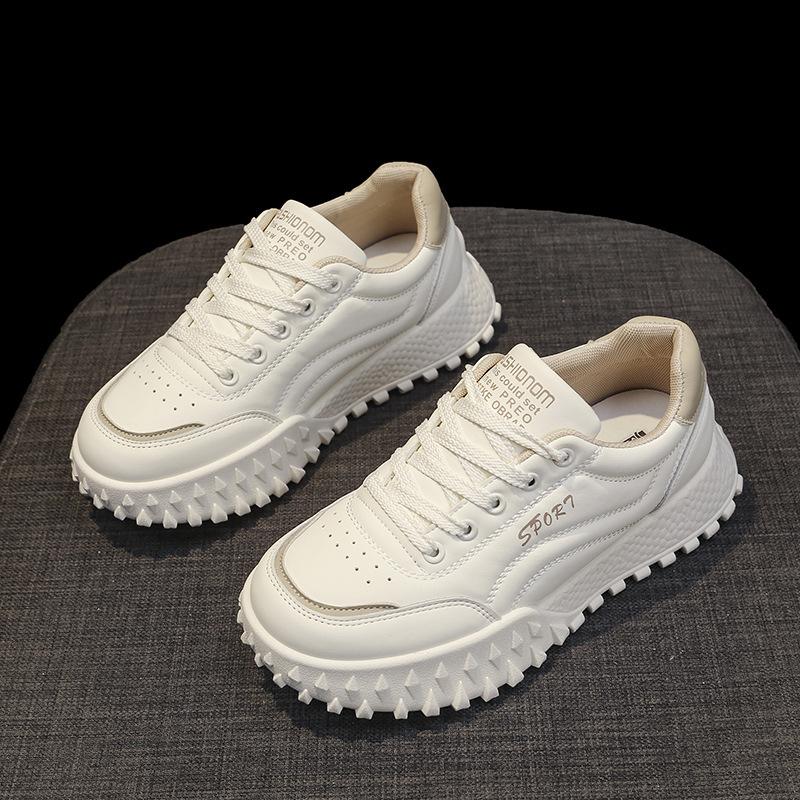 

Popular little white women s shoes women s models 2025 summer new versatile casual board shoes foreign style summer super fire breathable thick sole 40