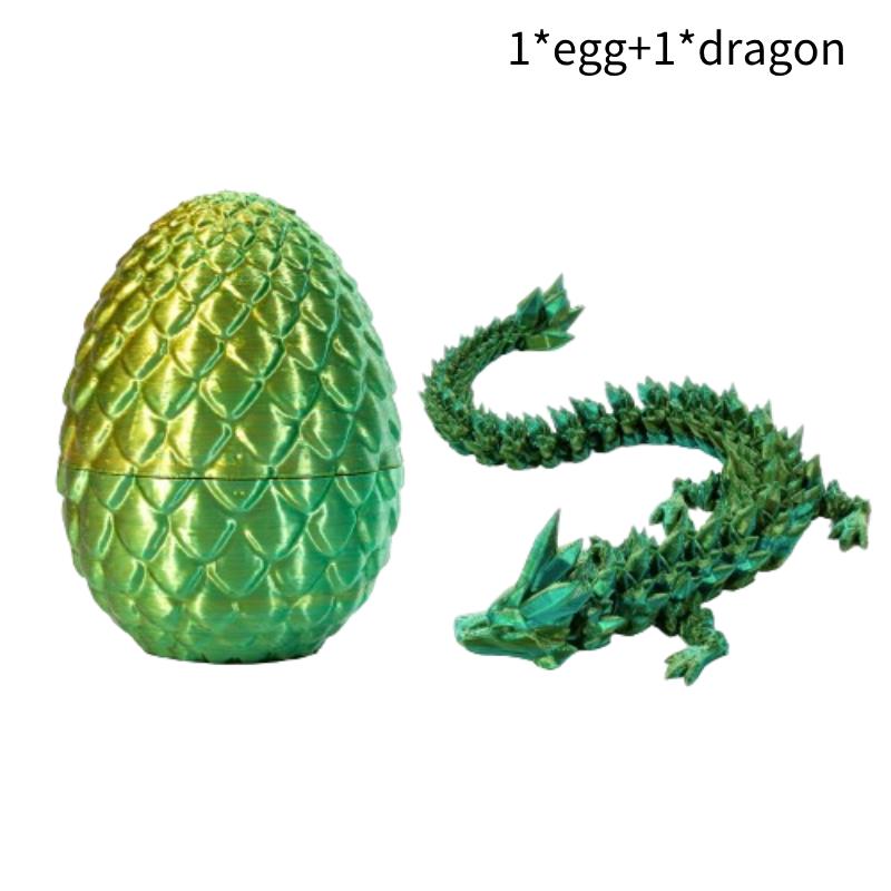 Printed 3d Dragon Eggs With Dragon Inside Fidget Toys For Kids Articulated Adult