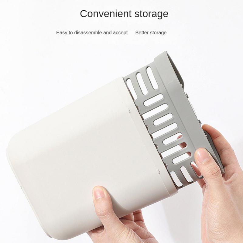 Widen Katzenstreuschaufel Selbstreinigende Schaufel mit Nachfüllbeuteln Große Katzentoilette Müllsammler Abfalleimersystem Heimtierbedarf