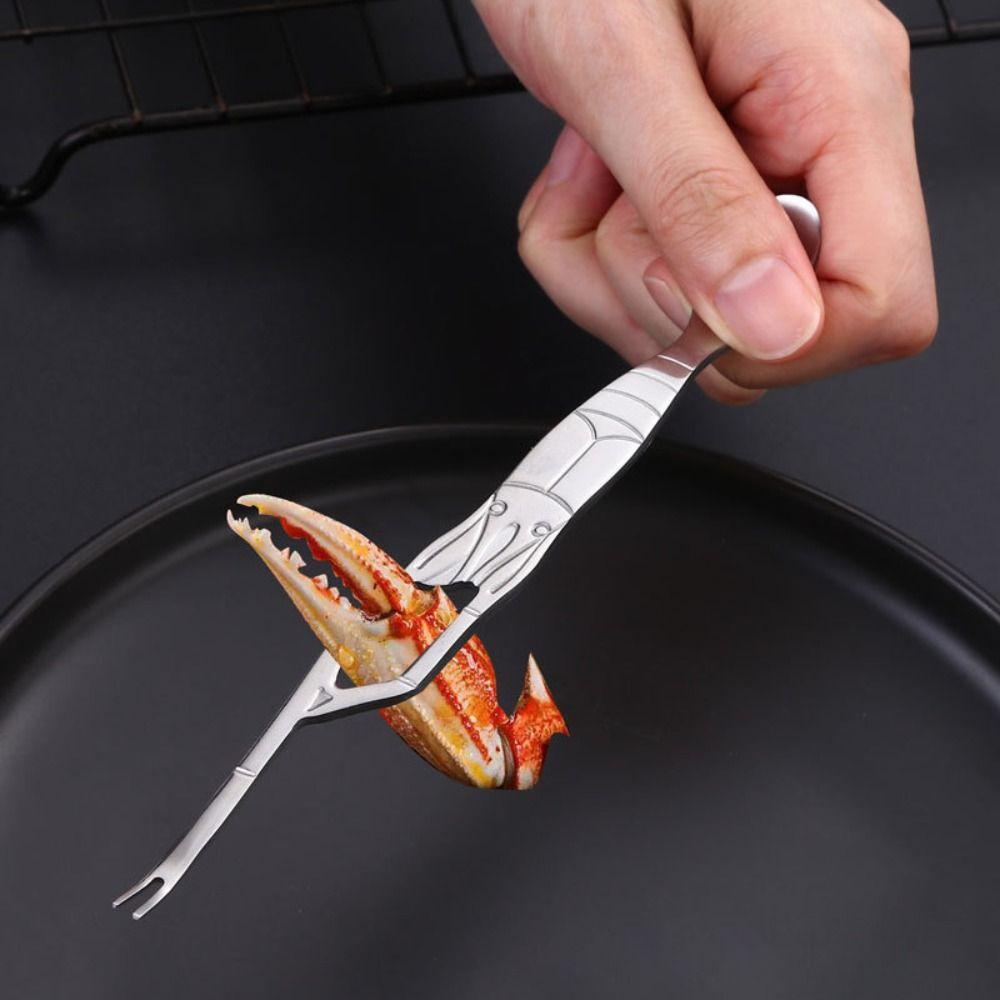 for Crab and Lobster Stainless Steel Seafood Utensils Crab Fork Crab Picking Tools Lobster Spoons