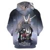 Cartoon Anime Game Pattern Men's Hoodie Hollow Knight Clothing 3D Printing Outdoor Sports Shirt Fashion Oversized Top Kids Clothes