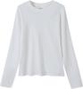 230g Women's Slim-Fit Long Sleeve Round Neck T-Shirt - Trendy, Versatile Casual Base Layer