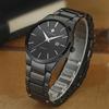 Top Brand Luxury Fashion Men's Watches Full Black Steel Belt Watches For Men Quartz Wristwatch Waterproof Clock