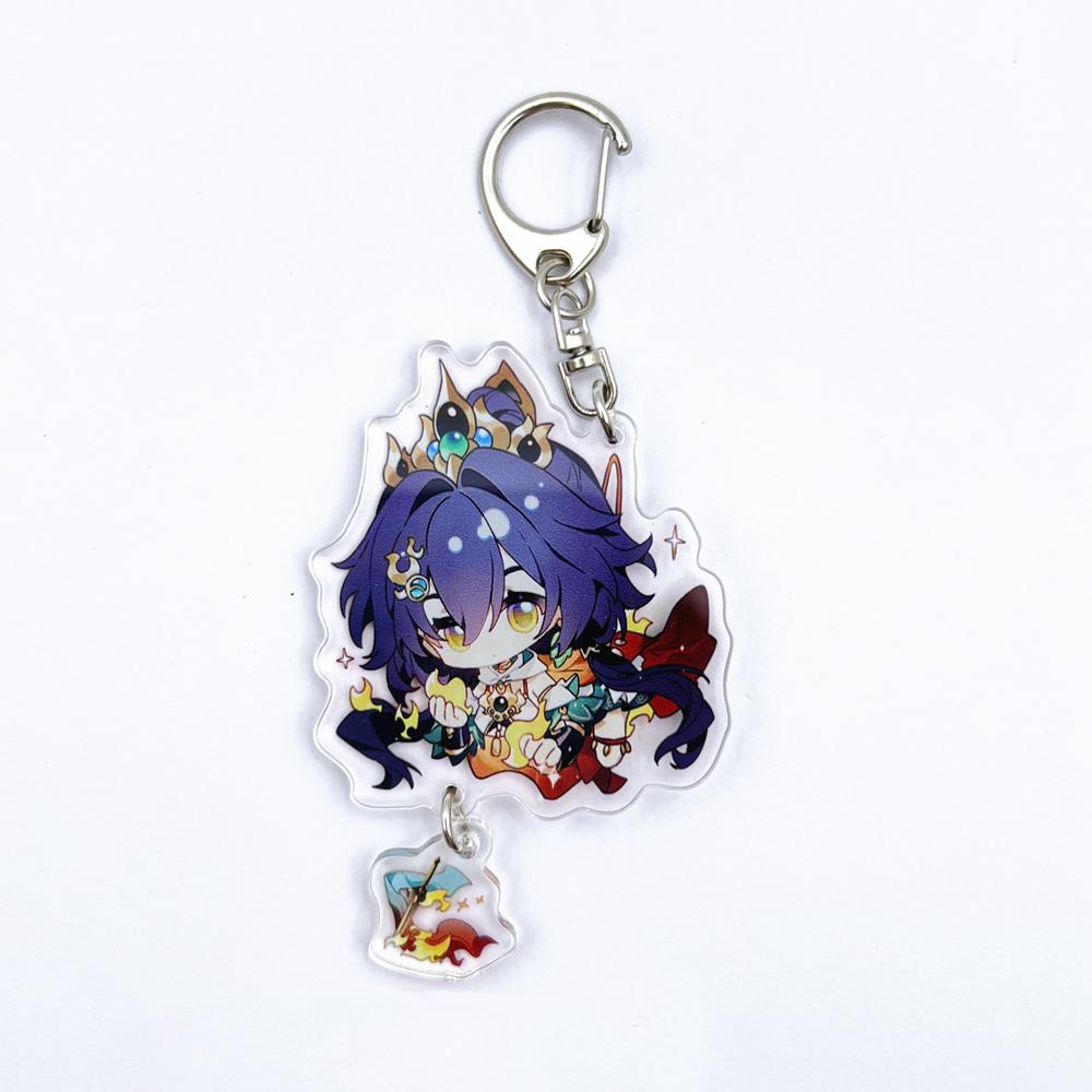 Gioco Honkai Star Rail Feixiao Boothill Jiao qiu 7 Marzo Portachiavi Cosplay Ciondolo Acrilico Portachiavi Portachiavi Accessorio Borsa Oggetto di Scena