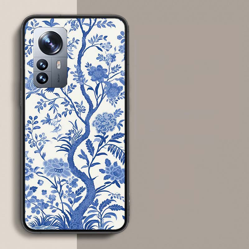 Blue White Porcelain Pattern Phone Case For Redmi Note 15 Pro 5G 14 13 12 Pro Plus 11 11T 11E 11S 10 Pro 10S 9 9S Cover Cell Cle