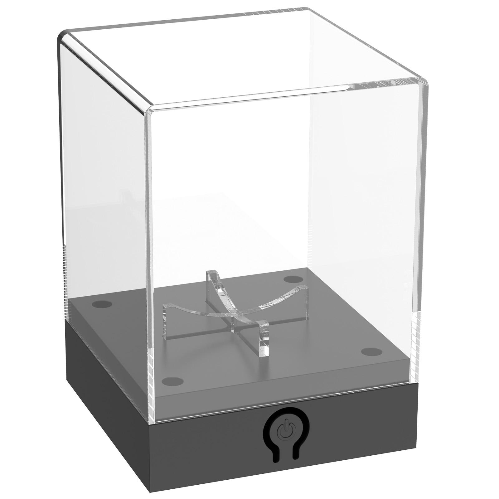 

Акриловая бейсбольная витрина, держатель для бейсбольного мяча с регулируемой светодиодной подсветкой, прозрачная сувенирная коробка для хранения теннисного мяча для гольфа 1Pcs