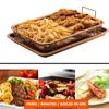 Stainless Steel French Fries Basket Heat-resistance Square Food Mesh Basket Gadgets Tools Western Snacks Air Fryer Accessories