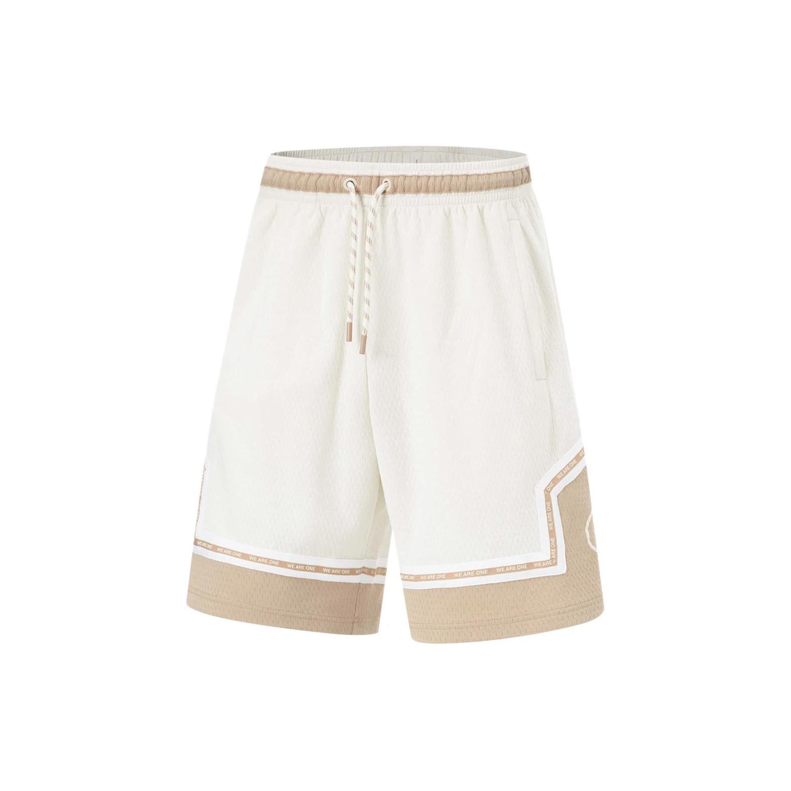 Спортивные шорты Li Ning мужские экрю сахарно-коричневые AAPU061-3 XL