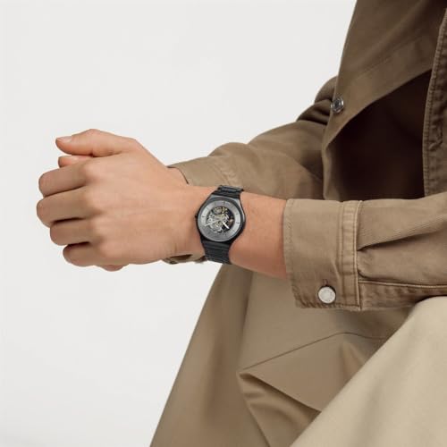 Swatch TRAIN THE HANDS Watch SS07B113G Black