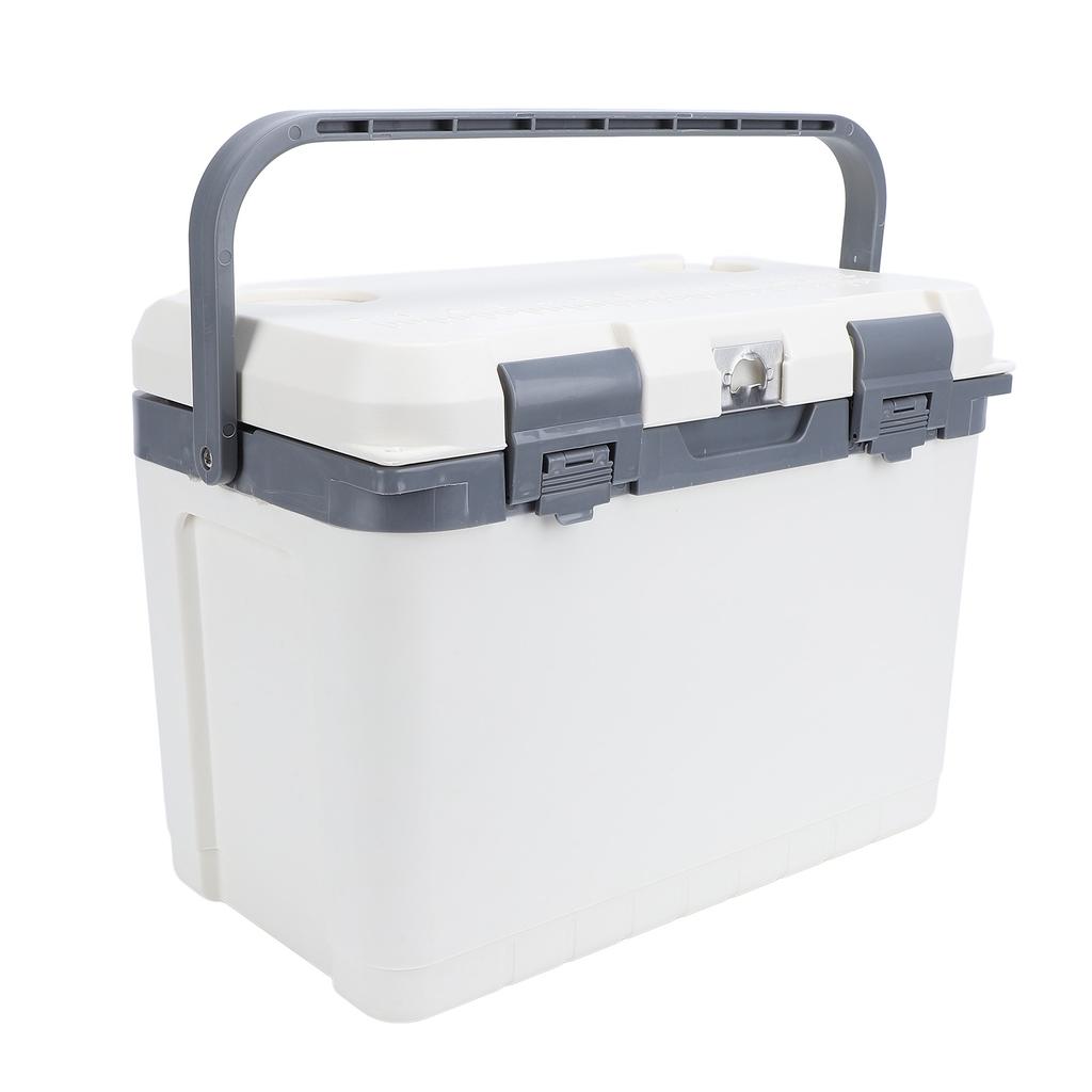 15L Cooler, Portable Ice Box for the Drink for a Lightweight Insulation Carrier with the Handle for Beach Camping, Picnic Boat, Barbecue