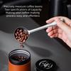 Pure Titanium Measuring Spoon : Coffee Beans/Powder, Milk/Fruit Powder – Baking, Milk Tea Shop Use, Scoop for Baristas, Bakers, Home Cooks KFS-006