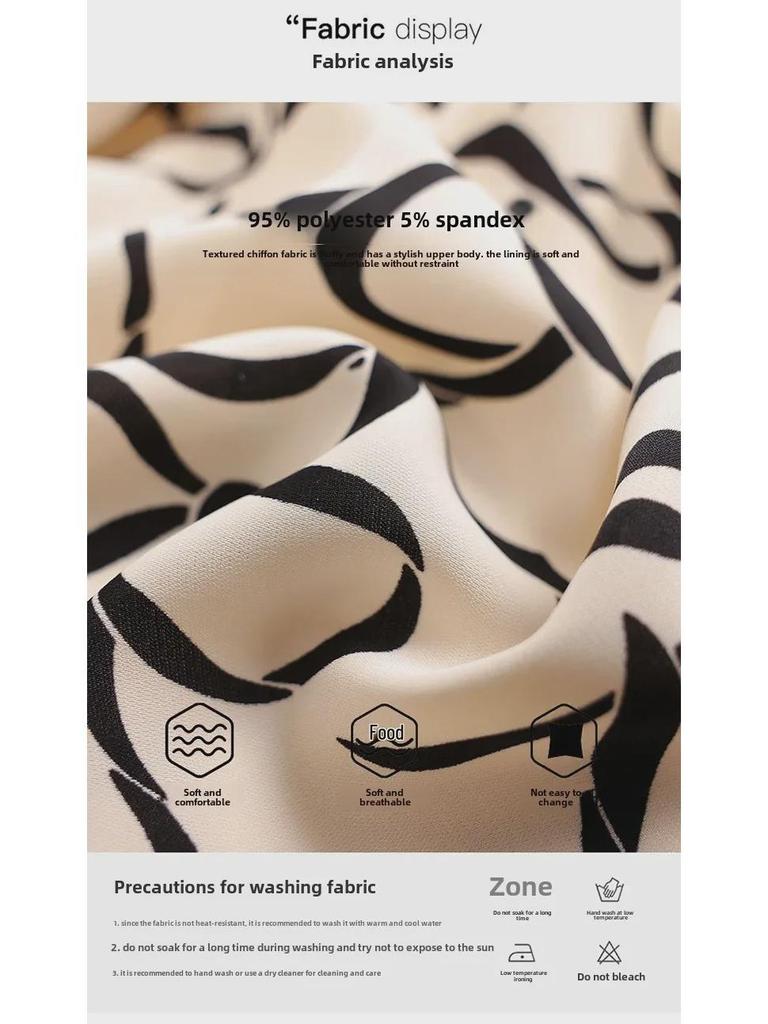 Damska spódnica A-line z szyfonu w kwiaty: Stylowy, Elastyczny Pas, Letnia Moda