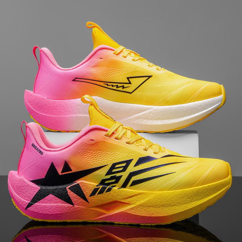 Men Running Shoes Carbon Board Marathon Speciality Sports Breathable Lightweight Women'S Comfortable Athletic Sneakers